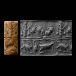 Sumerian Bone Cylinder Seal