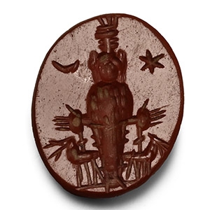 Roman Red Jasper Gemstone of Diana of Ephesus