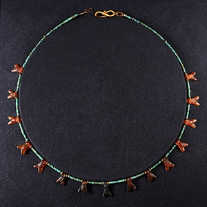 Egyptian Necklace with Fly Beads
