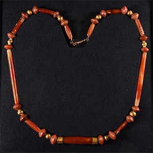 Western Asiatic Red Agate Necklace