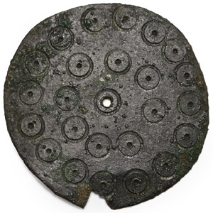 Saxon Bronze Pin Set Pin Head