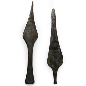 Luristan Bronze Razor Pair