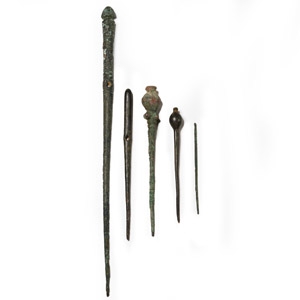 Luristan Bronze Dress Pin Group