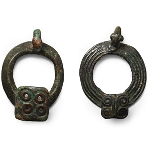 Amlash Bird-Headed Clasp Group
