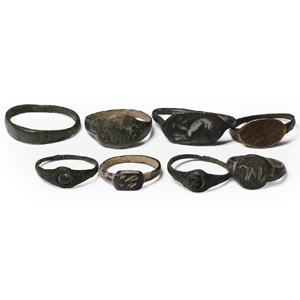 Roman and Later Bronze Ring Collection