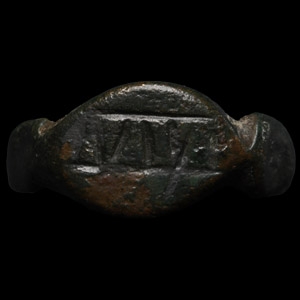 Roman Bronze Ring with may he live Inscription