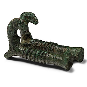 Luristan Bronze Double Ibex Finial