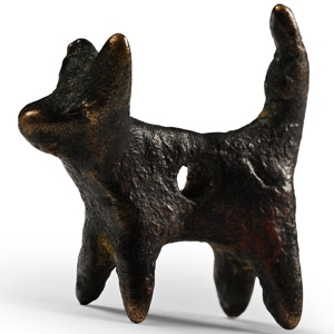Roman Provincial Bronze Dog Amulet