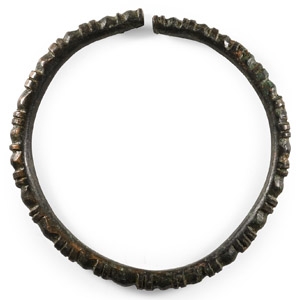 Western Asiatic Rib-Decorated Bronze Bracelet