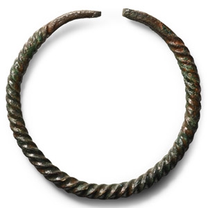 Western Asiatic Twisted Bronze Bracelet