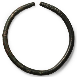 Western Asiatic Decorated Bronze Bracelet