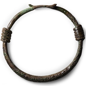 Western Asiatic Bronze Bracelet with Coils