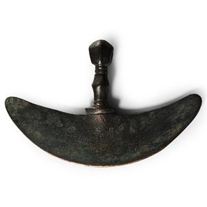 Western Asiatic Bronze Axe-Shaped Pendant