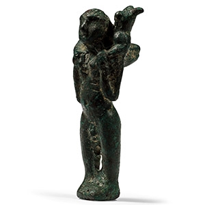 Mesopotamian Bronze Hunter God Ninurtu
