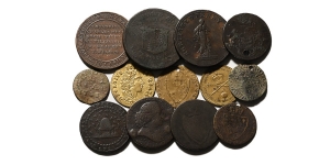 Group of Thirteen [13] AE Tokens.