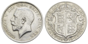 Great Britain. Windsor, George V AR Halfcrown.