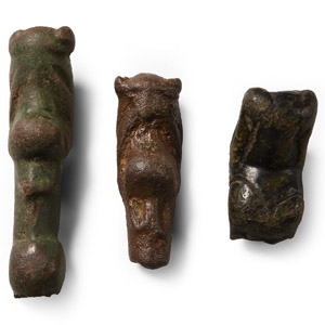 Anglo-Scandinavian Bronze Stirrup Mount Terminal Group