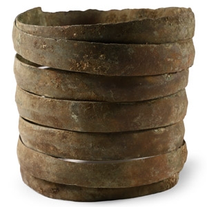 Bronze Age Coiled Snake Bracelet