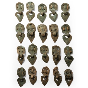 Viking Age Bronze Horse Harness Pendant Set