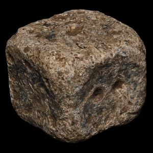 Large Roman Lead Gaming Dice