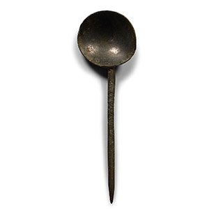 Byzantine Tinned Bronze Apothecary Spoon