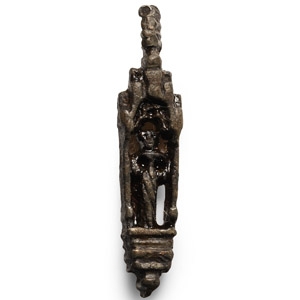 Medieval Bronze Figural Mount