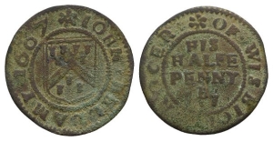 Cambridgeshire, Wisbech AE Halfpenny.