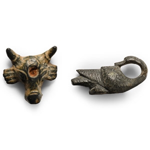 Roman Bronze Animal Weight Group