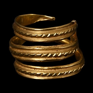 Etruscan Gold Spiral Ring