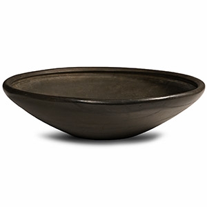 Egyptian Black Stone Lipped Bowl