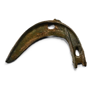 Bronze Age Pierced Sickle Blade