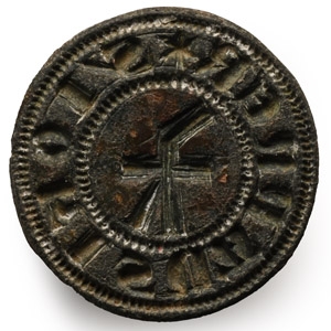 Medieval Bronze Personal Seal Matrix of John Vanner