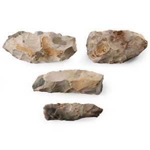 Stone Age Troussencourt Flint Tool Group