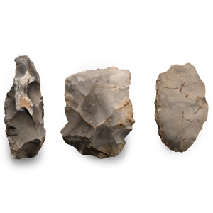 Stone Age Hedencourt Flint Tool Group