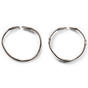 Roman Silver Armilla Bracelet Pair