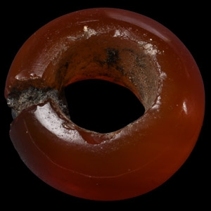 Large Egyptian Carnelian Hair Ring