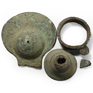 Greek Bronze Fragmentary Artefact Group