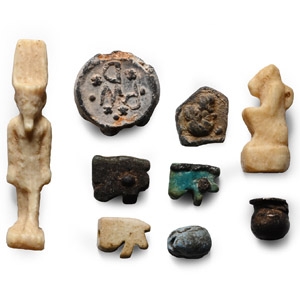 Egyptian Mixed Amulet Group