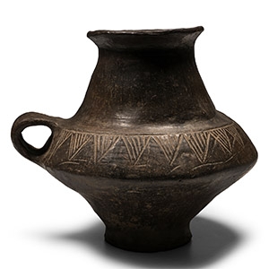 Etruscan Impasto Single-Handled Vase