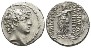 Seleukid Empire, Philip I Philadelphos AR Tetradrachm.