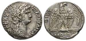 Nero AR Tetradrachm of Antioch, Seleucis and Pieria.