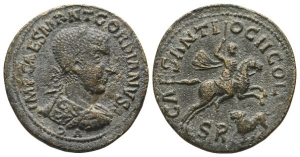 Gordian III AE Sestertius of Antioch, Pisidia.