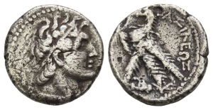 Ptolemaic Kingdom of Egypt, Ptolemy VI Philometor AR Didrachm.