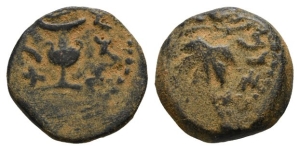 Judaea. First Jewish War AE Prutah.