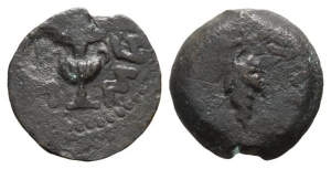 Judaea. First Jewish War AE Prutah.