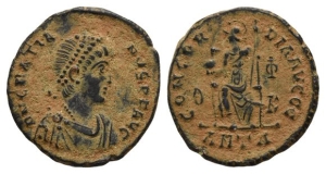 Gratian AE Nummus.