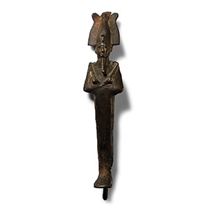 Egyptian Bronze Statuette of Osiris