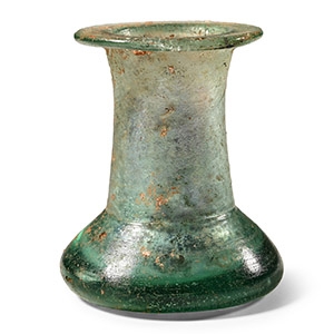 Late Roman Heavy Glass Flask
