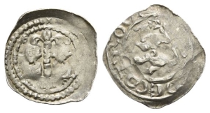 Austria. Kärnten (Herzogtum), Bernhard von Spanheim AR Freisacher Pfennig.