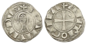 Crusaders. Bohémond III BI Denier.